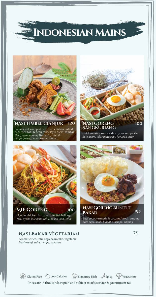 Free Born Ga Kelapa Gading Menu